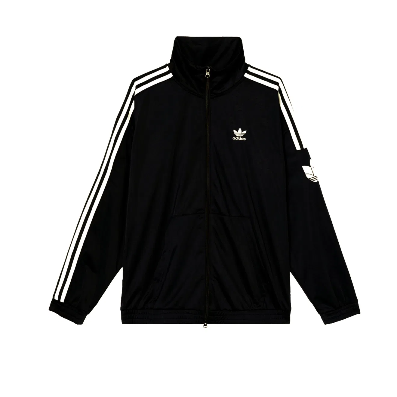 Женская куртка с воротником-стойкой Adidas Originals, Black — фото 4
