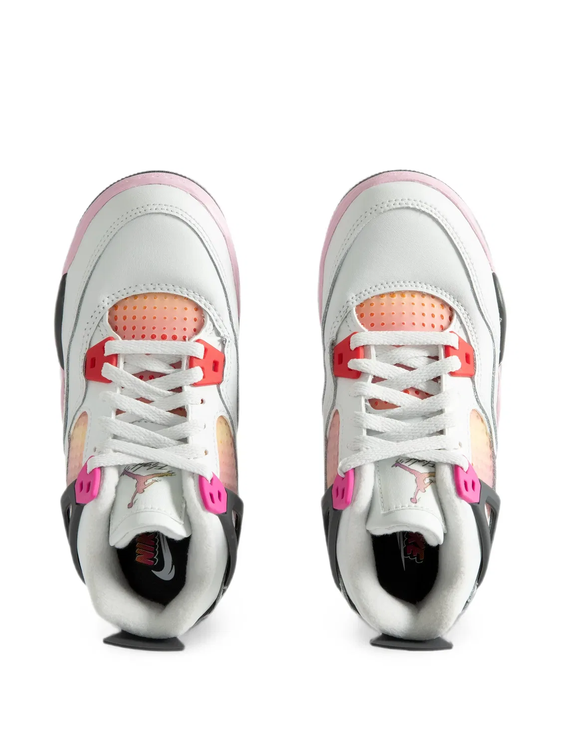 Кроссовки Air Jordan 4 Retro Comic Jordan Kids, белый — фото 3