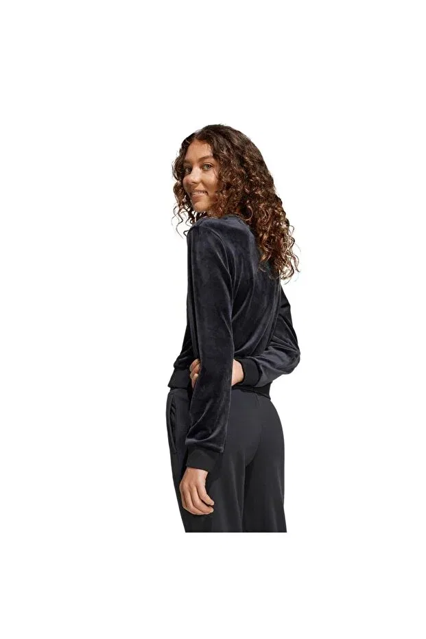 Детское худи для девочек с принтом Denim Jg Hld C Swt Jn2230 Adidas, Color — фото 3