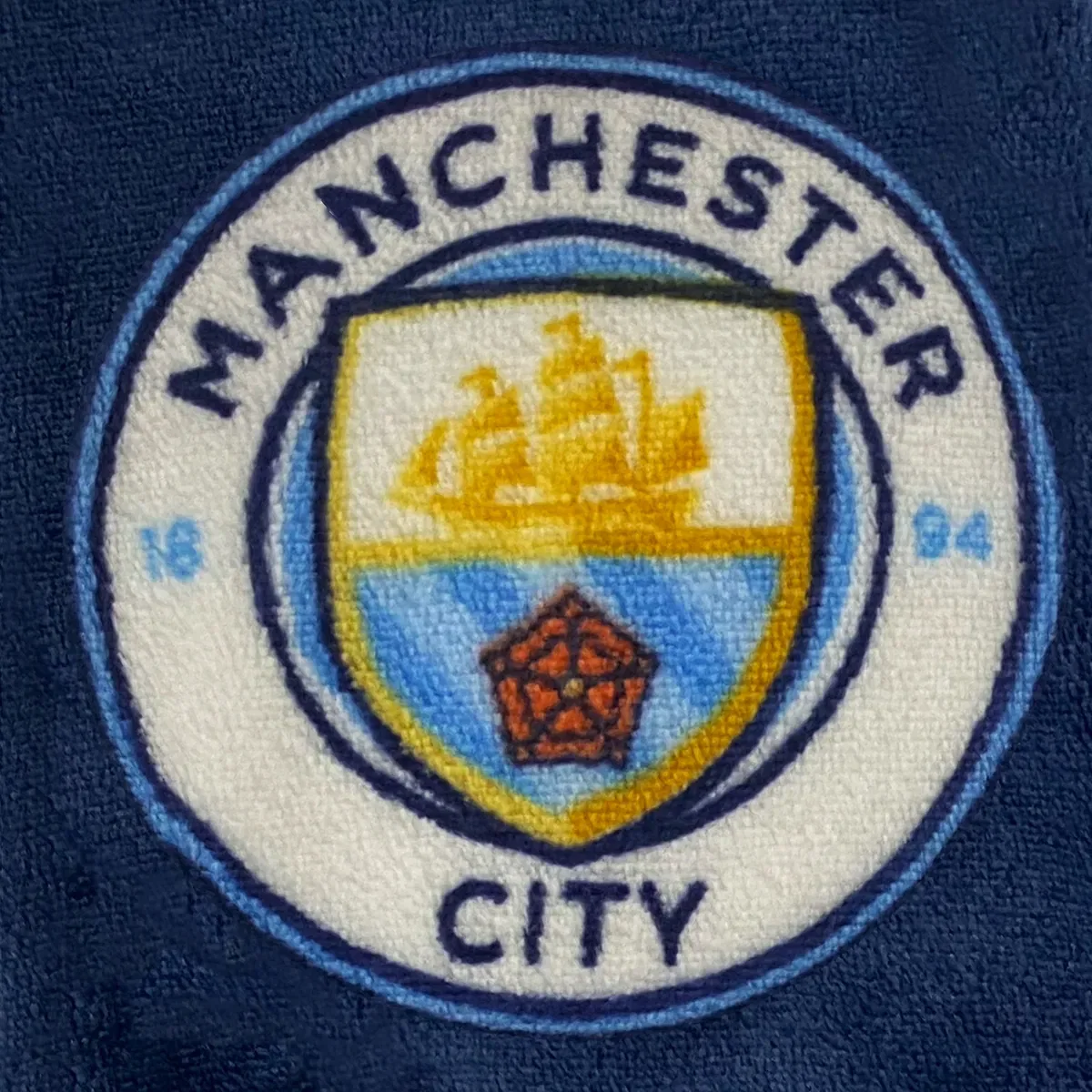 Детский флисовый комбинезон для мальчиков Manchester City Fc, Navy — фото 4