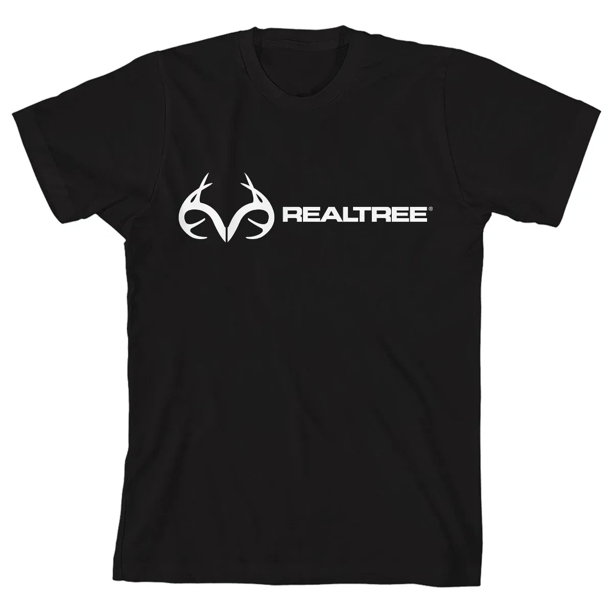 Детская футболка с принтом Realtree White Logo Youth, Black