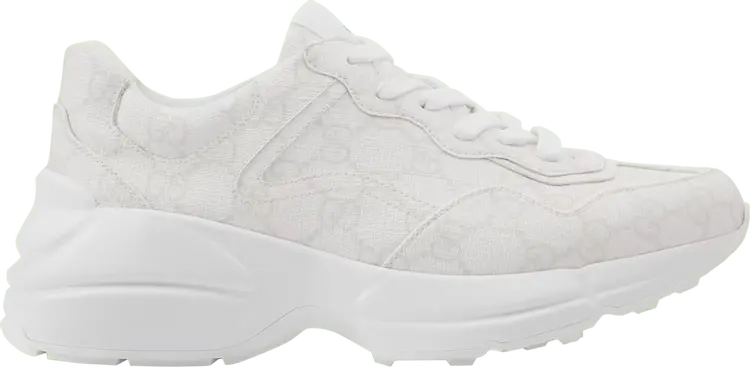 Кроссовки Gucci Wmns Rhyton White Monogram, белый