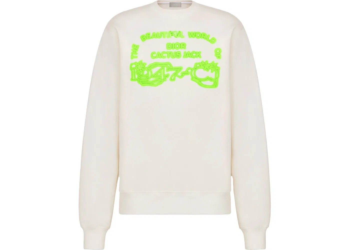 Мужской свитшот с принтом Sweatshirt Dior, White