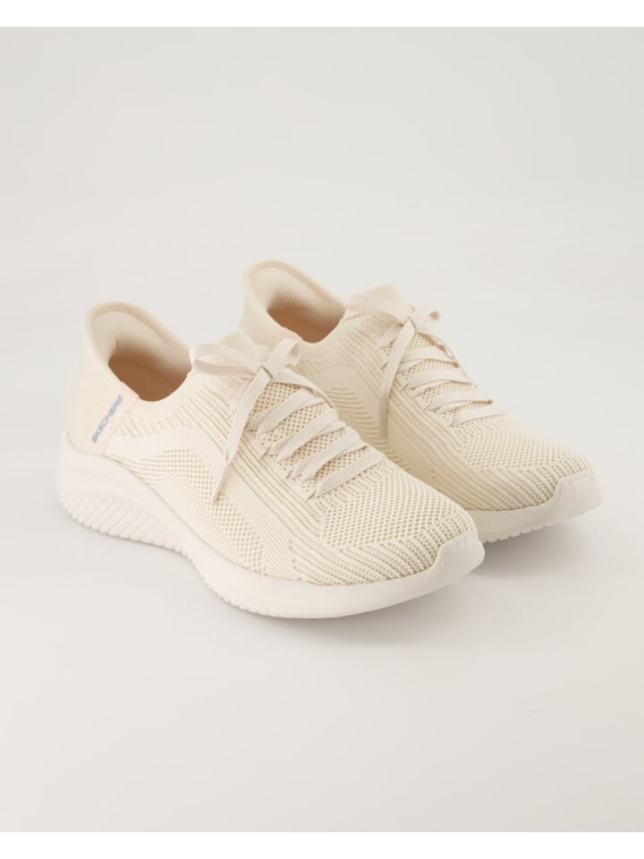 Кроссовки на шнуровке Skechers, бежевый
