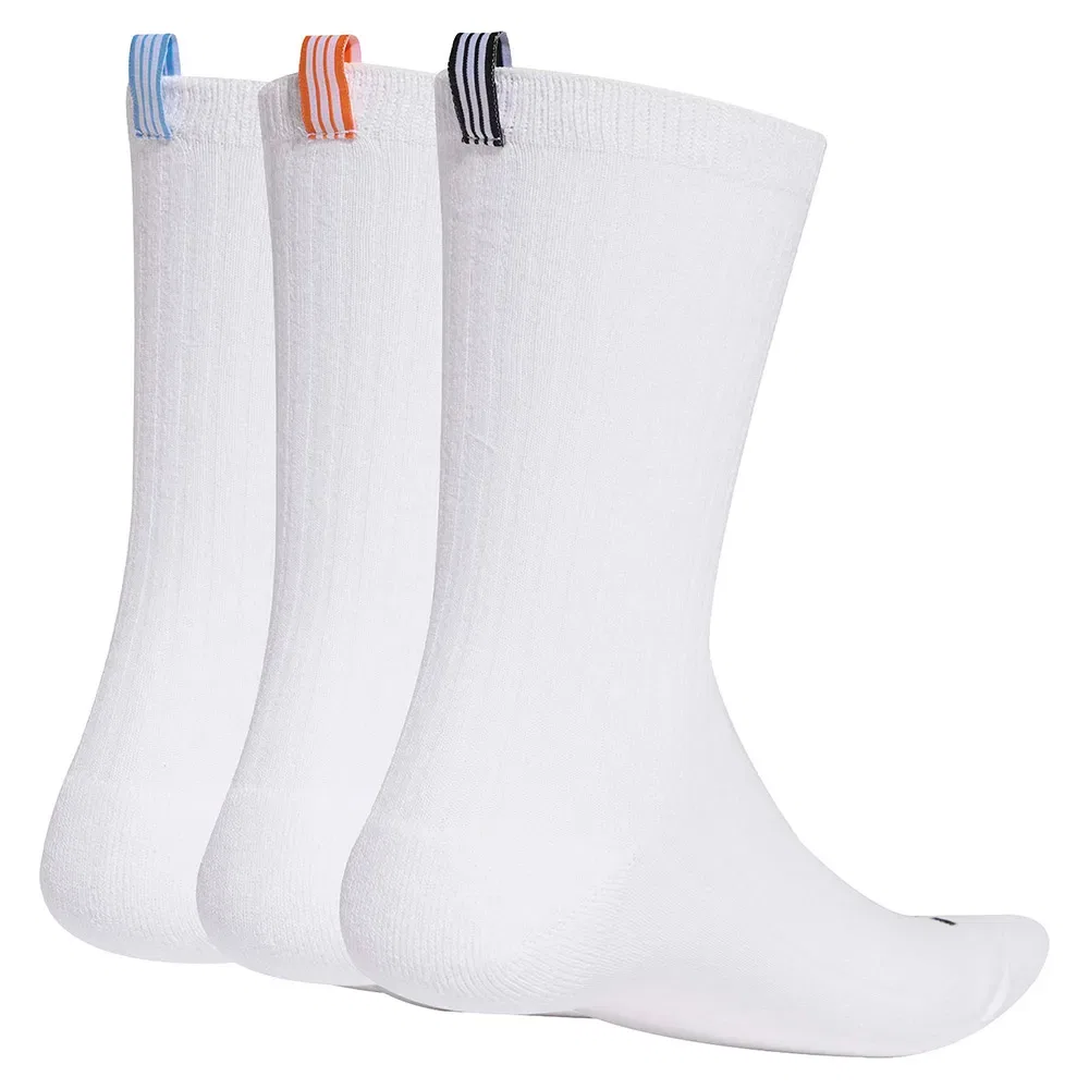 Носки хлопковые Cushioned Essentials 3 пары Adidas, белый — фото 2