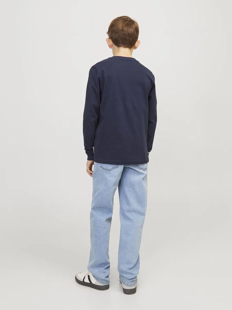 Джинсы JACK & JONES MINI Regular Jeans 'JJIClark JJOriginal' светло-голубого цвета — фото 4