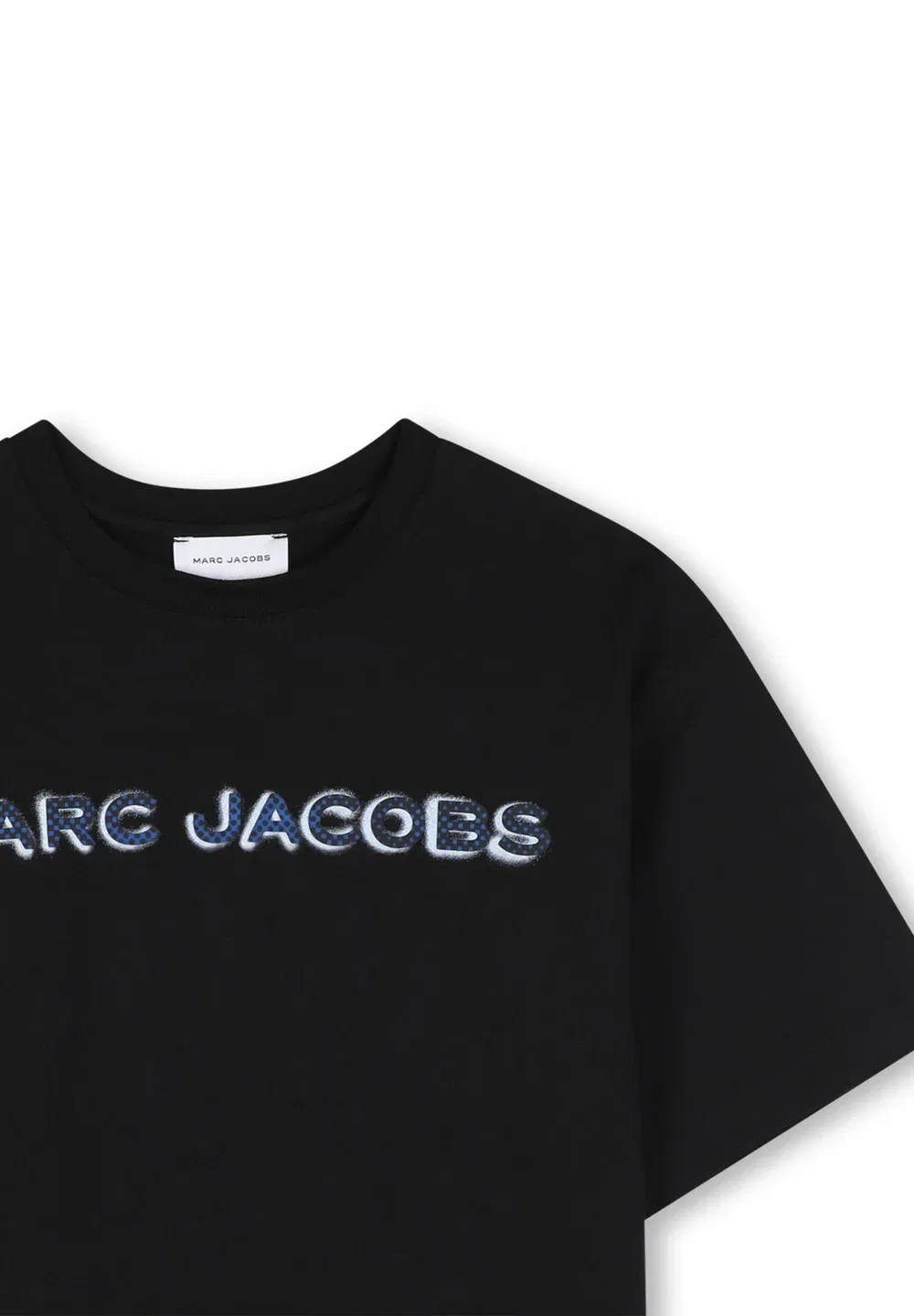 Футболка с принтом "manches courtes" - футболка с принтом Marc Jacobs Kids, Black — фото 3