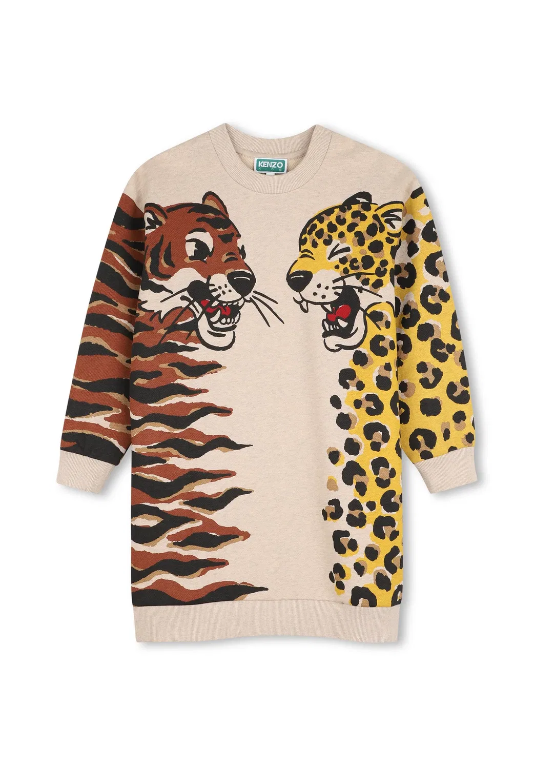 Халат-Толстовка - повседневное платье Kenzo Kids, Biscuit