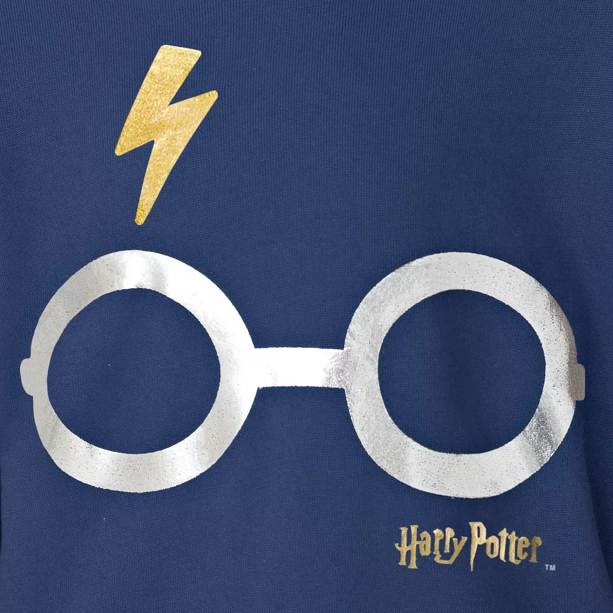 Детский свитшот с капюшоном с принтом Harry Potter, Синий — фото 3