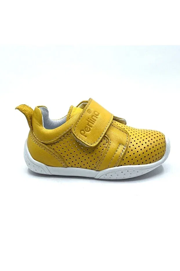 Детские туфли для девочек кожаные Perlina, Yellow
