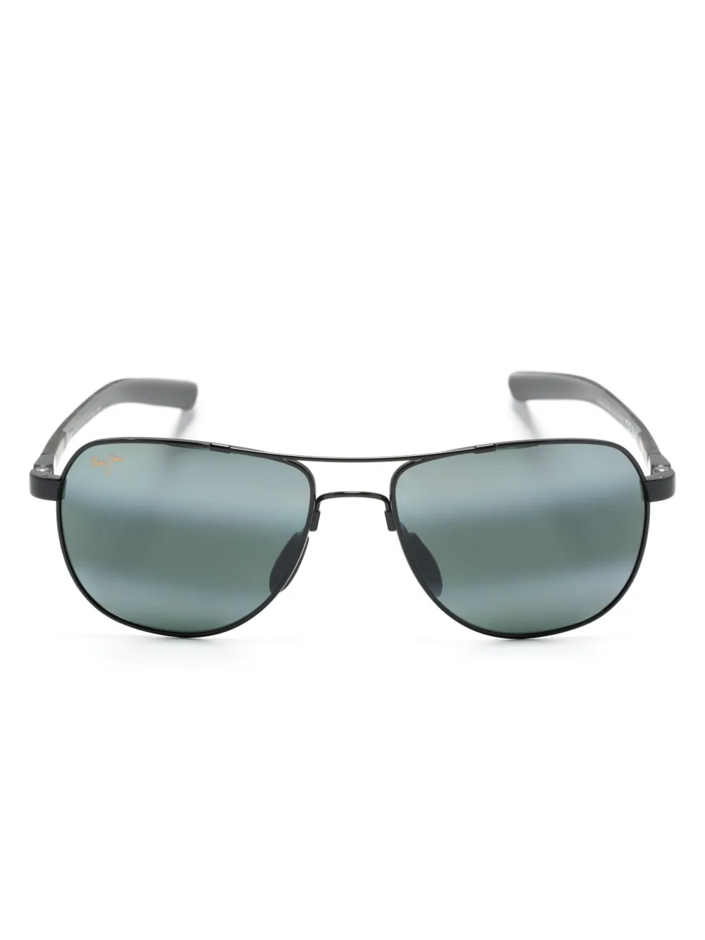 

Солнцезащитные очки-пилоты Guardrails Maui Jim, черный