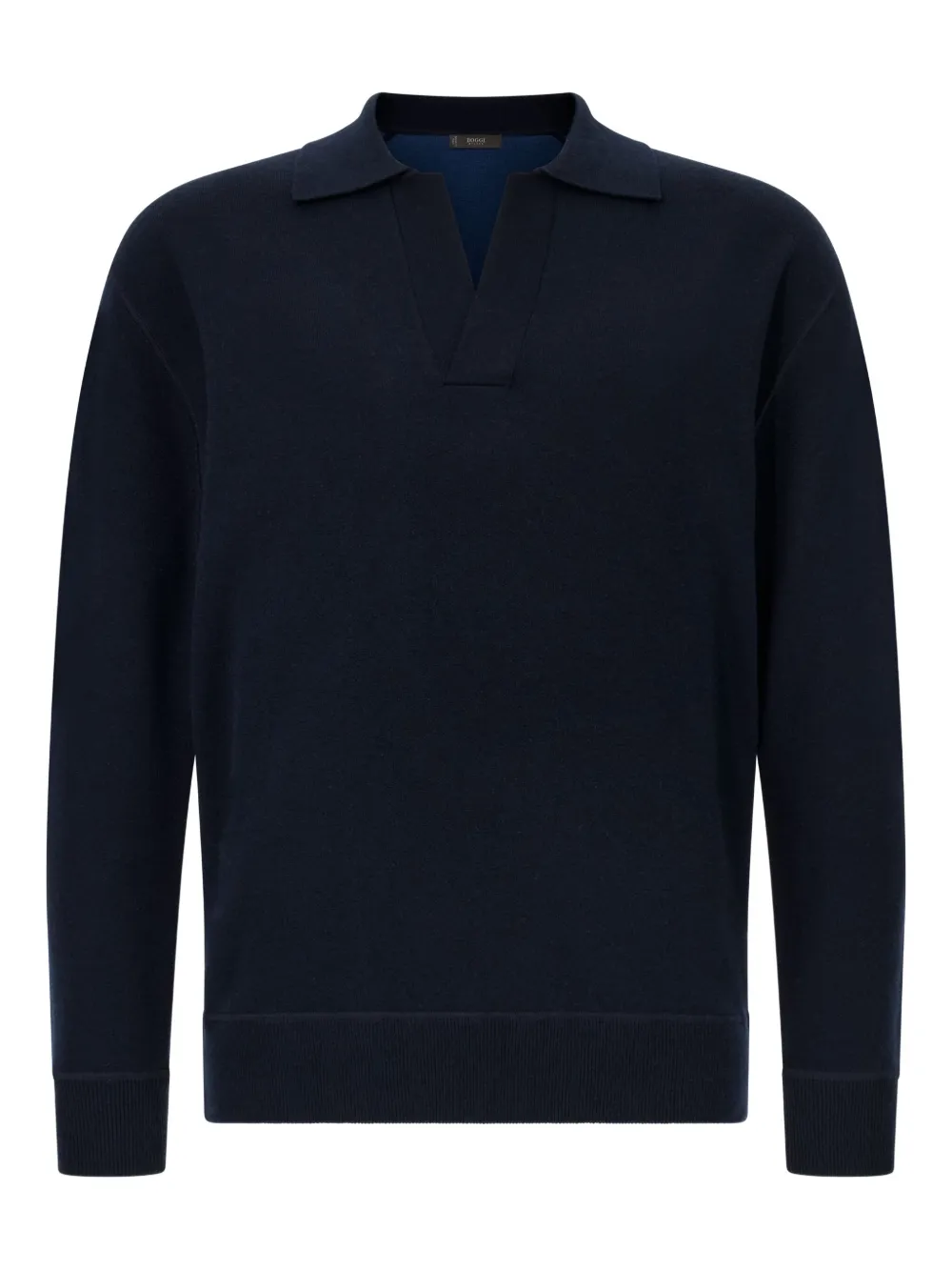 

Свитер с воротником поло Boggi Milano, синий