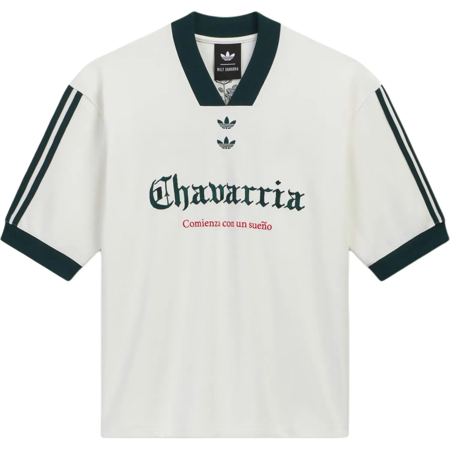 Футболка с V-образным вырезом Willy Chavarria, Adidas Originals, White