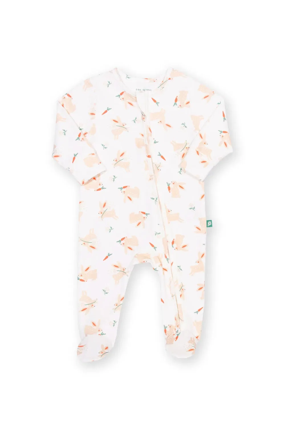 Детский слип с принтом Busy Bun Kite, Cream
