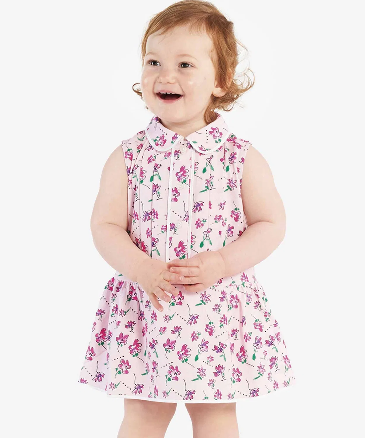 Детское платье для девочек без рукавов MARNI, Light Pink