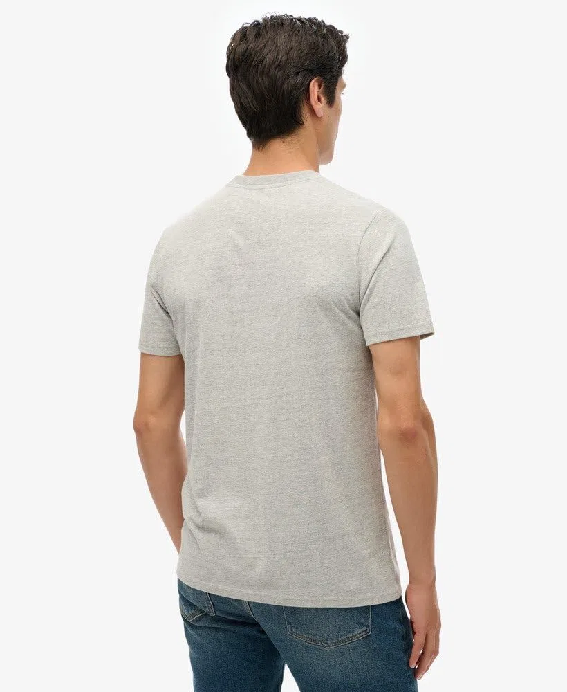 Мужская футболка с принтом VL Tri Superdry, Sporty Grey Melange — фото 4