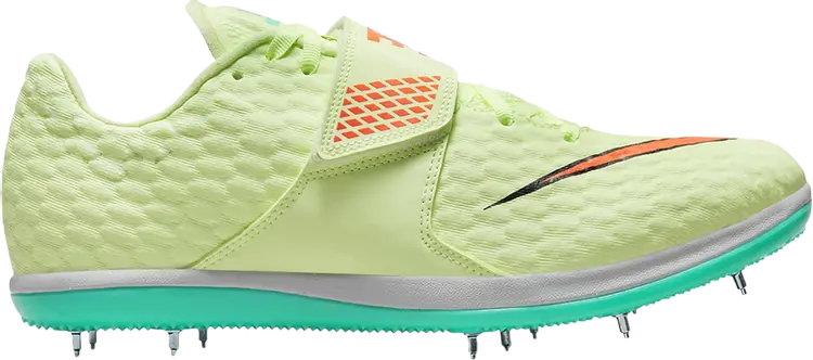 

Кроссовки Nike High Jump Elite 'Barely Volt Hyper Orange', зеленый, Зеленый;желтый, Кроссовки Nike High Jump Elite 'Barely Volt Hyper Orange', зеленый