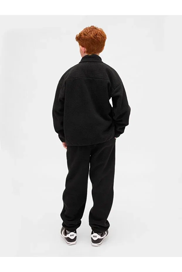Детские спортивные штаны для мальчиков из флиса Gap, Black-000 — фото 4