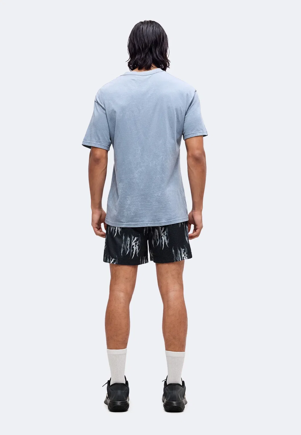 Стандартные тренировочные сетчатые спортивные шорты шириной 5 дюймов Nike Performance, Black/Pale Ivory — фото 3