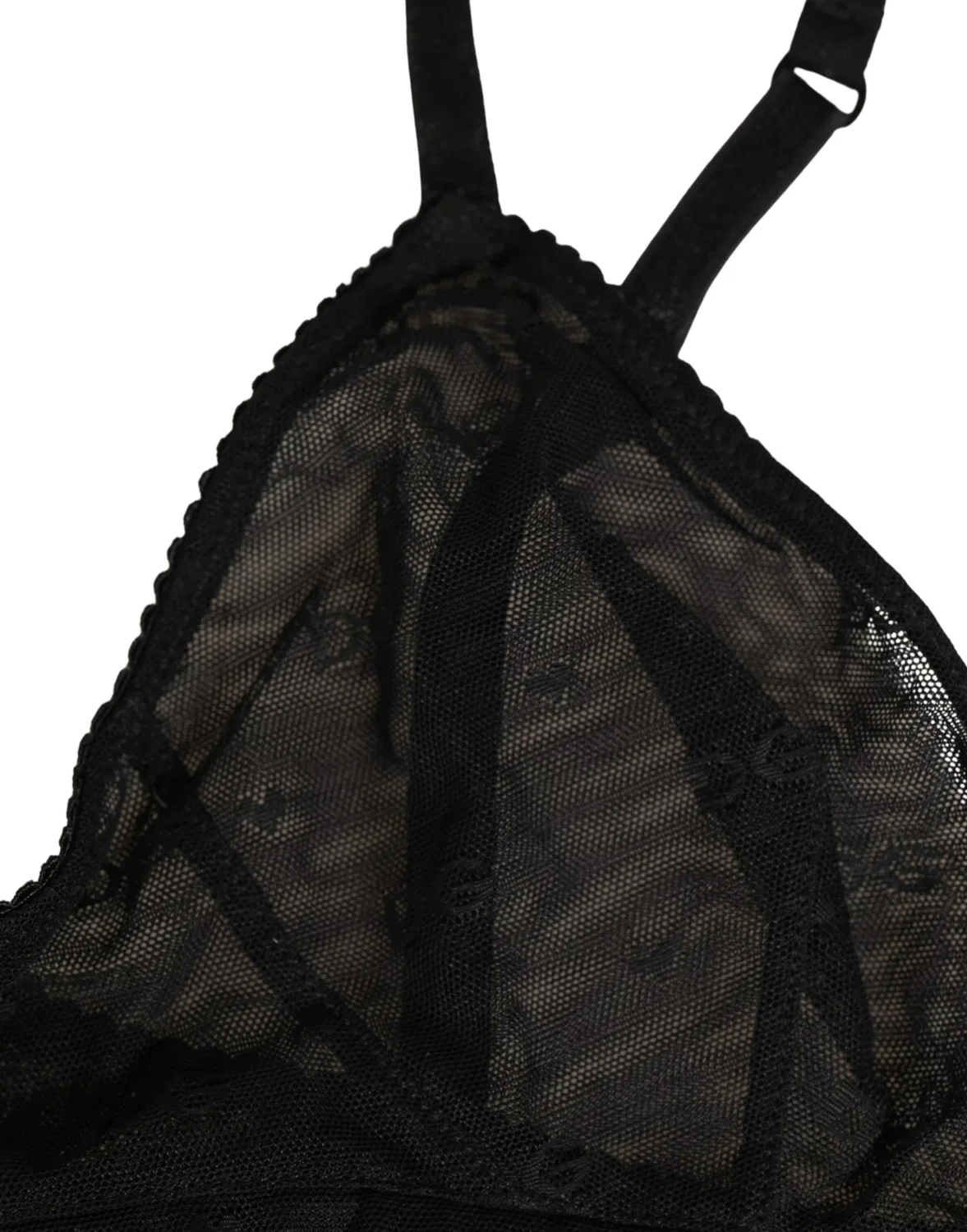 Женское мягкое бюстгальтер без косточек Soft Cup Bra Dolce & Gabbana, Black — фото 4