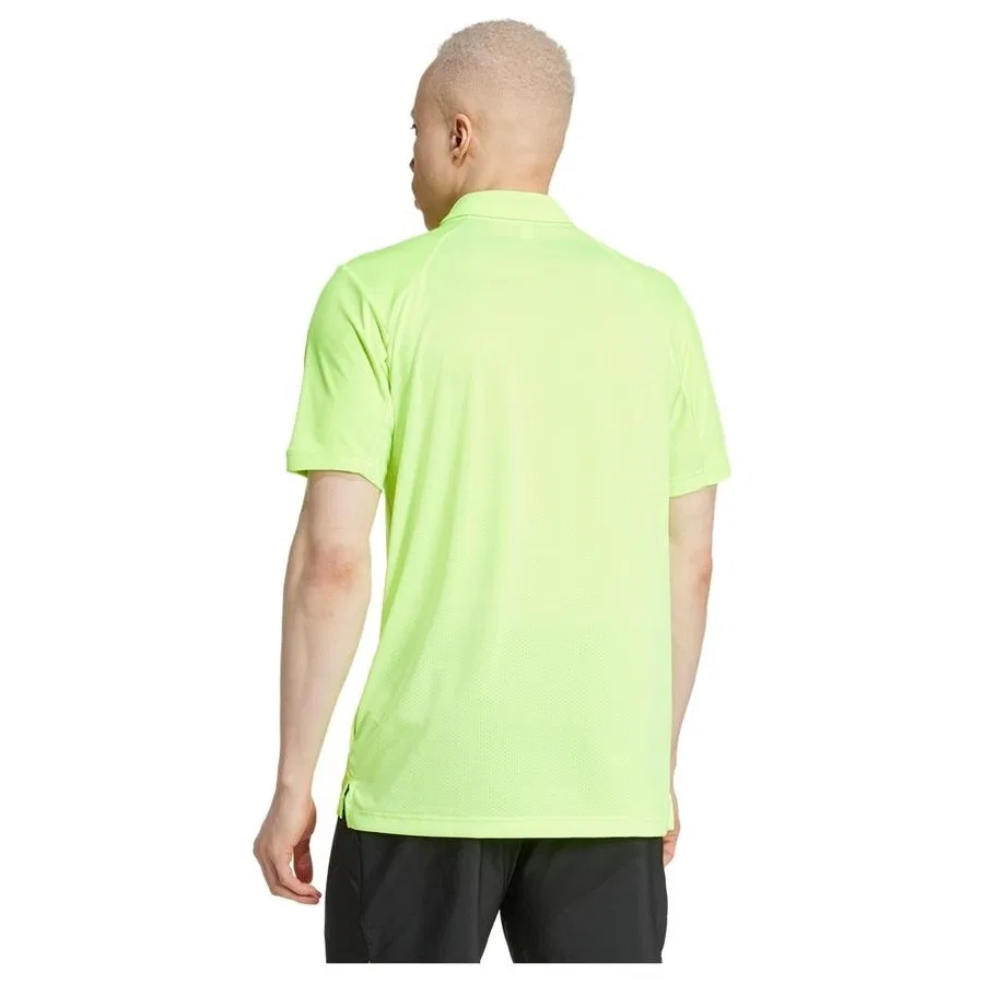 Мужское поло из футера с воротником и FreeLift Club Polo adidas, Темно-синий — фото 2
