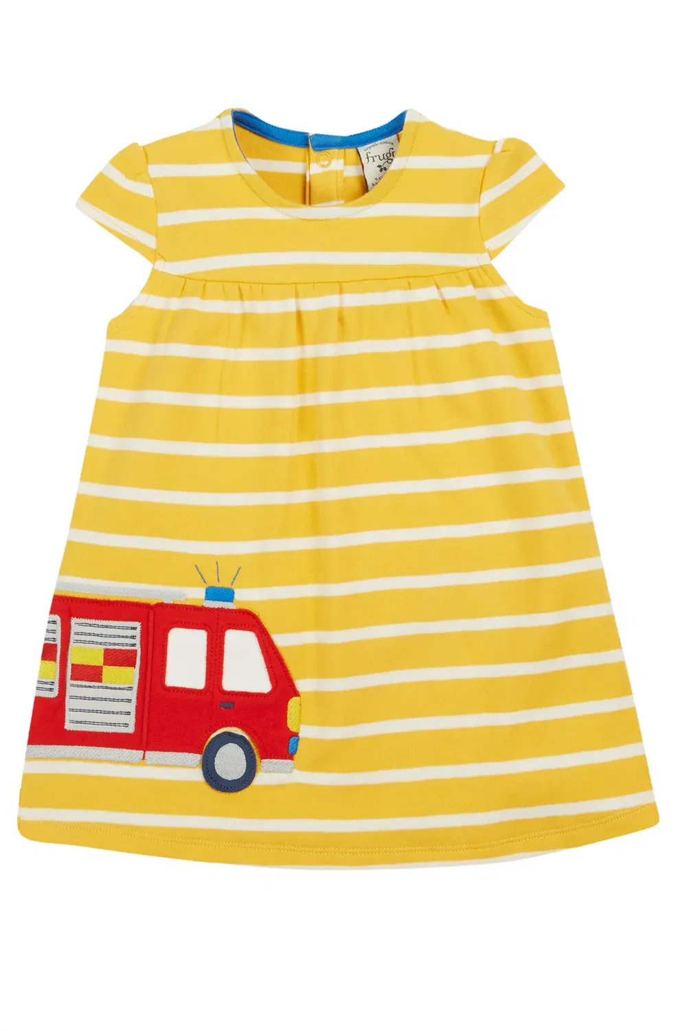 Детское платье с запахом Layla Frugi, Yellow