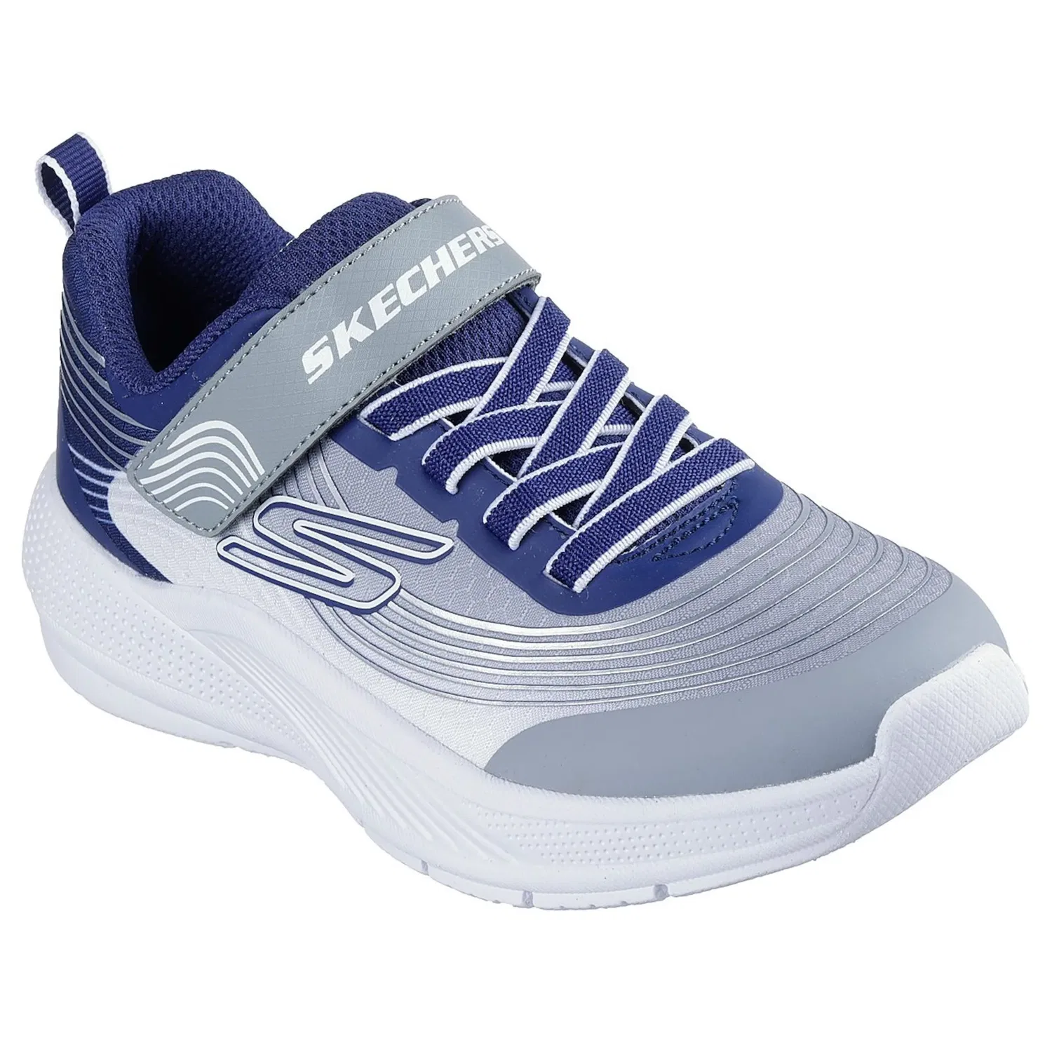 Детские текстильные кроссовки MICROSPEC ADVANCE Skechers, Navy-Grey