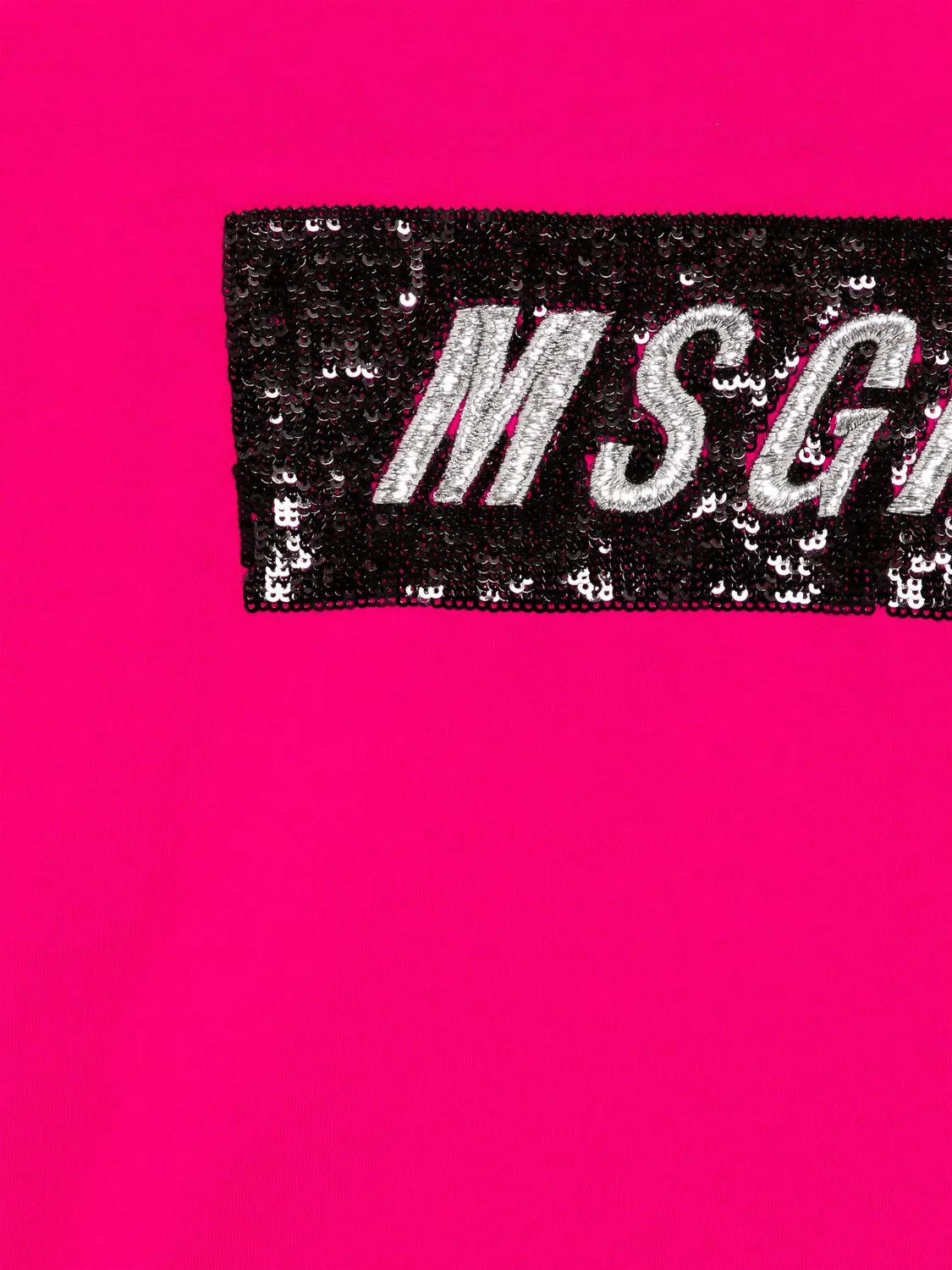 Футболка с вышивкой MSGM, розовый — фото 2