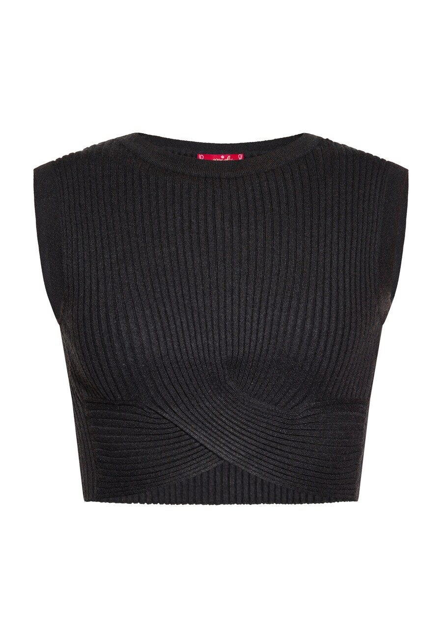 

Вязаный топ swirly Knitted Top, черный