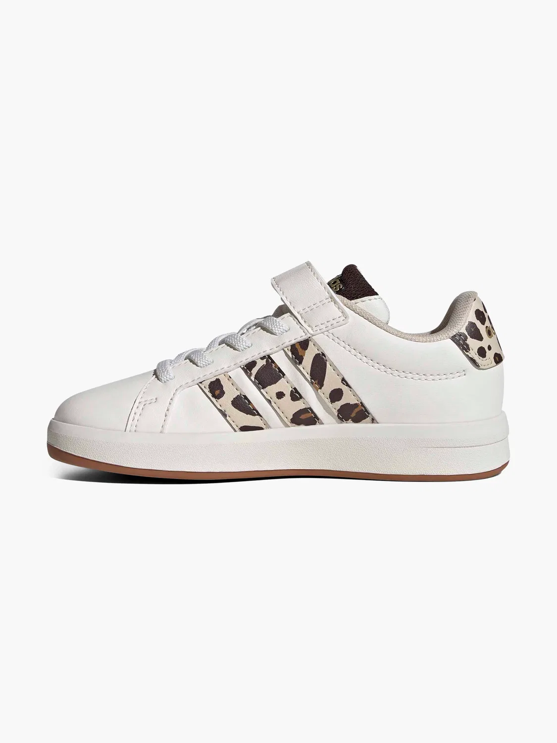 Детские кроссовки с animal print Adidas, белый — фото 3