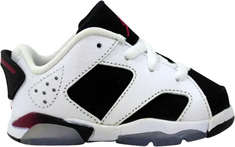 

Кроссовки Air Jordan 6 Retro Low GT White Fuchsia Black, белый