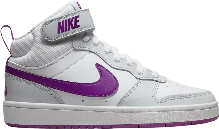 

Кроссовки Nike Court Borough Mid 2 GS 'Pure Platinum Vivid Purple', серый