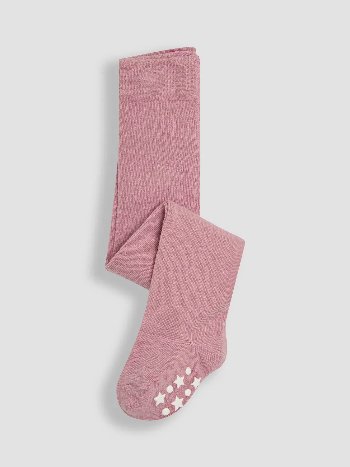 Колготки с антискользящей подошвой, набор 2 шт Jojo Maman Bébé, Pastel Pink — фото 3