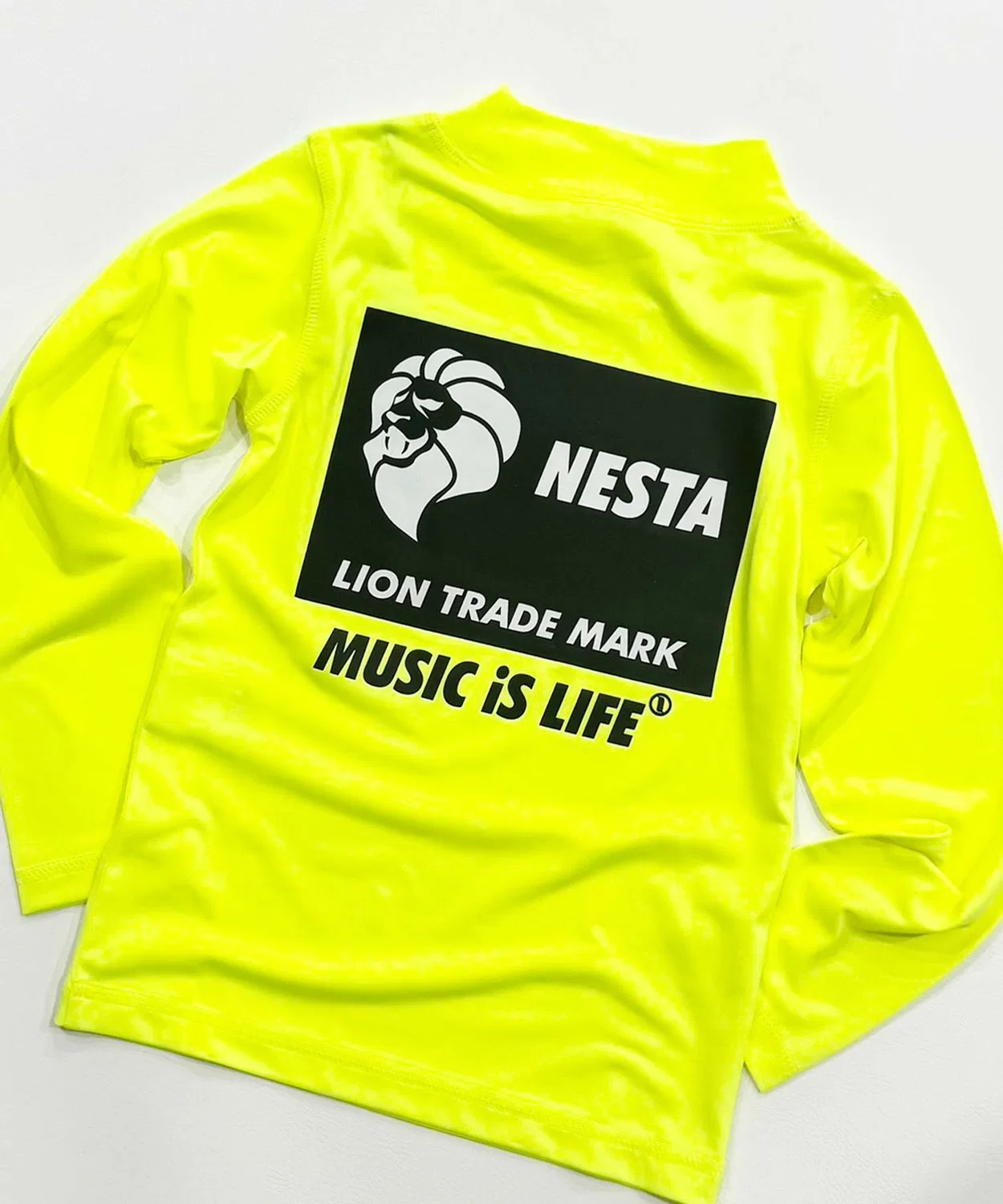 Детская длиннорукавная рашгард с принтом NESTA BRAND, Yellow