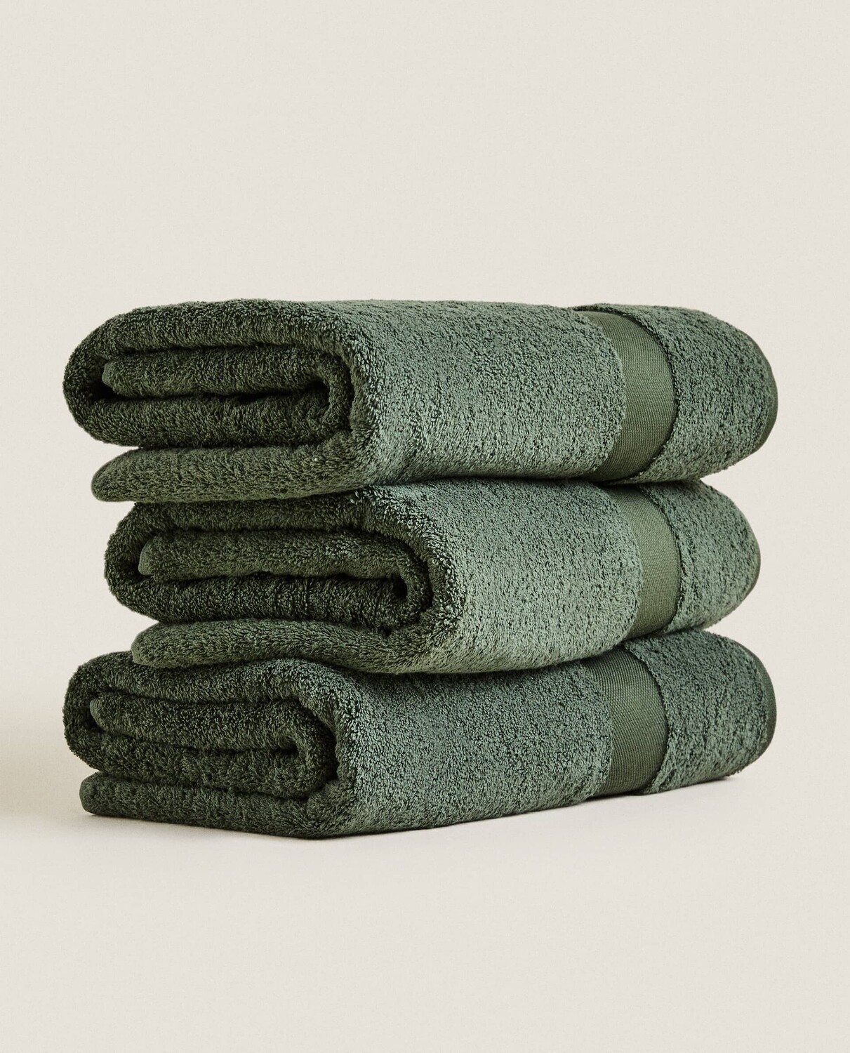 Полотенце Zara Home High Quality Cotton, зеленый — фото 3