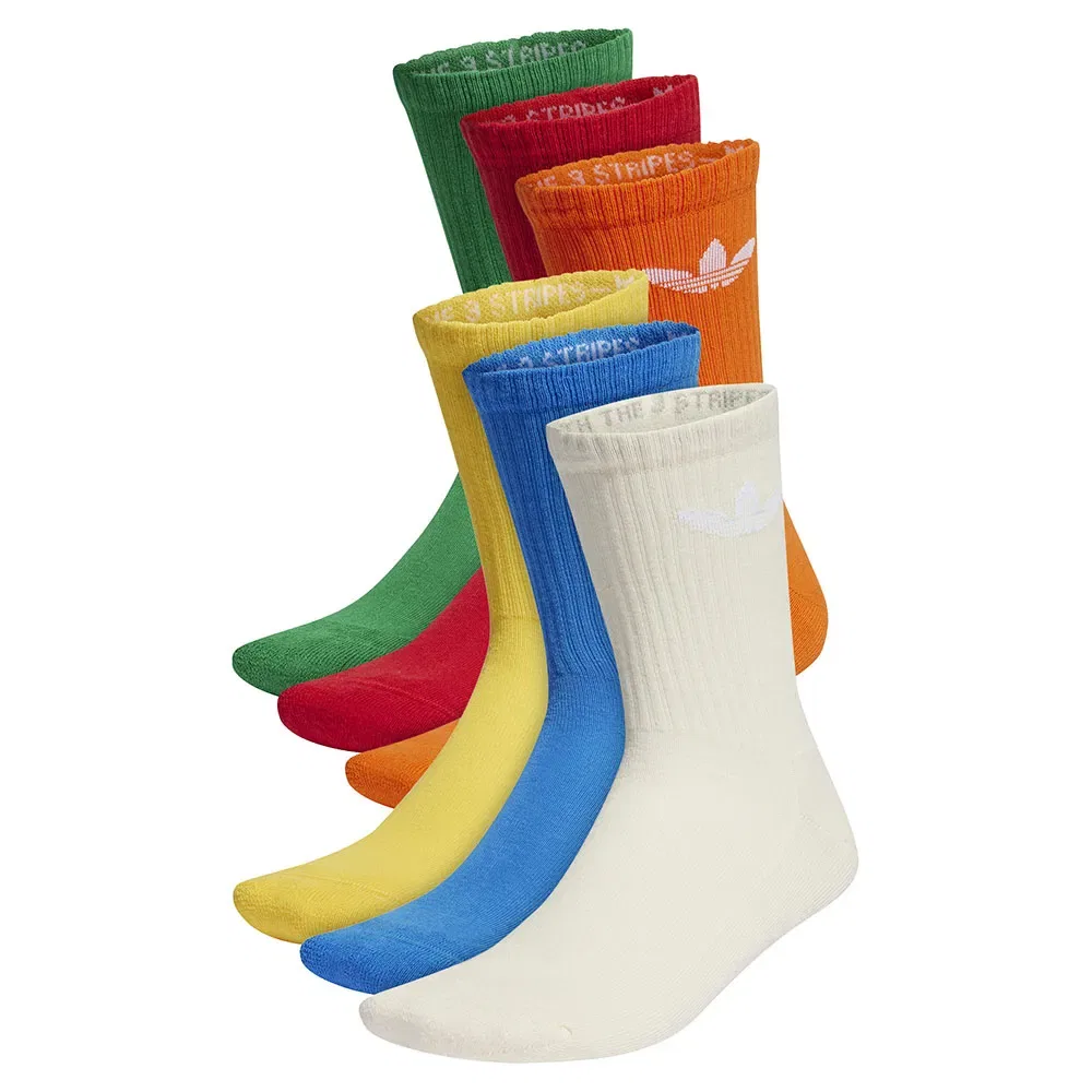 Мужские носки с усиленной пяткой и мыском Trefoil Cushion Adidas Originals, Multicolor