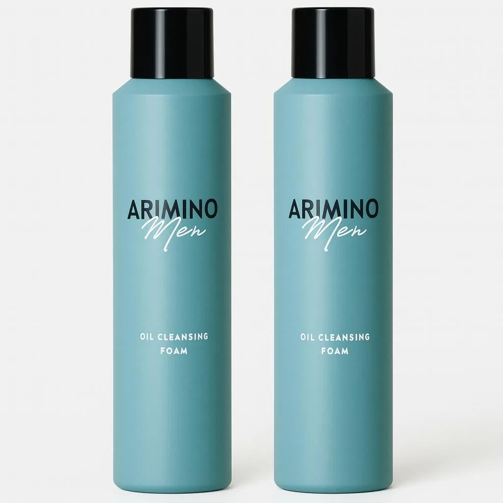 Набор для ухода за кожей Alimino Men Oil Cleansing Foam, 2 шт по 180 г, цитрус