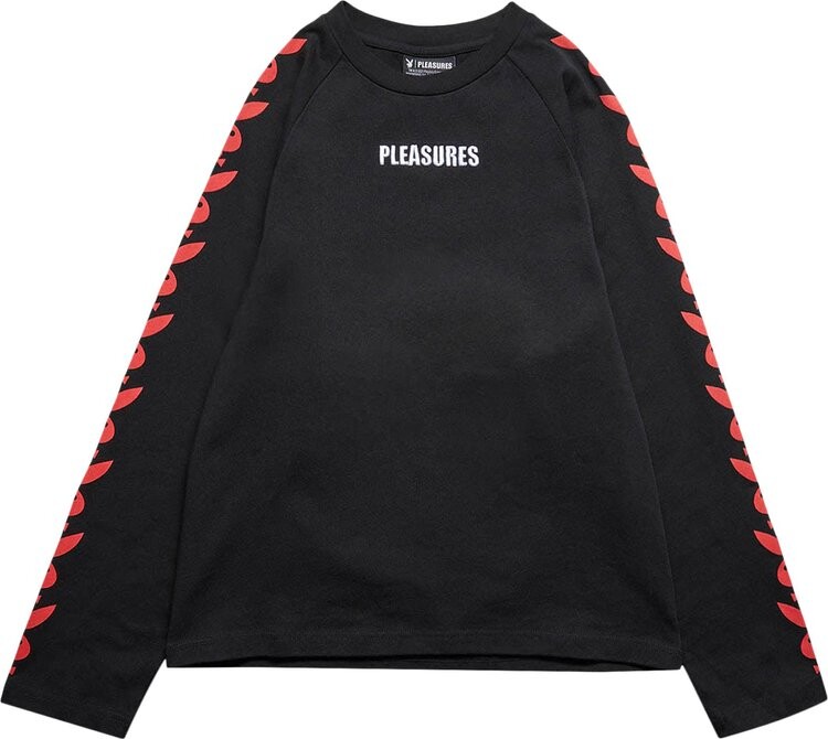 

Лонгслив Pleasures PB Raglan Long-Sleeve 'Black', черный
