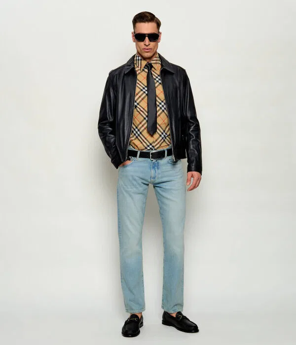 Мужские джинсы Slim Fit BOSS x Beckham Slim Fit, Azzurro — фото 2