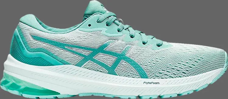 Кроссовки wmns gt 1000 11 'sage soothing sea' Asics, зеленый — фото 2