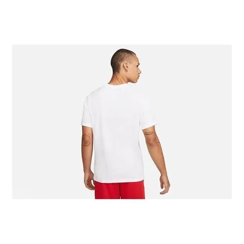 Мужская футболка с коротким рукавом Nike Dri-FIT Basketball Before Breakfast, Цвет: Weiss — фото 2