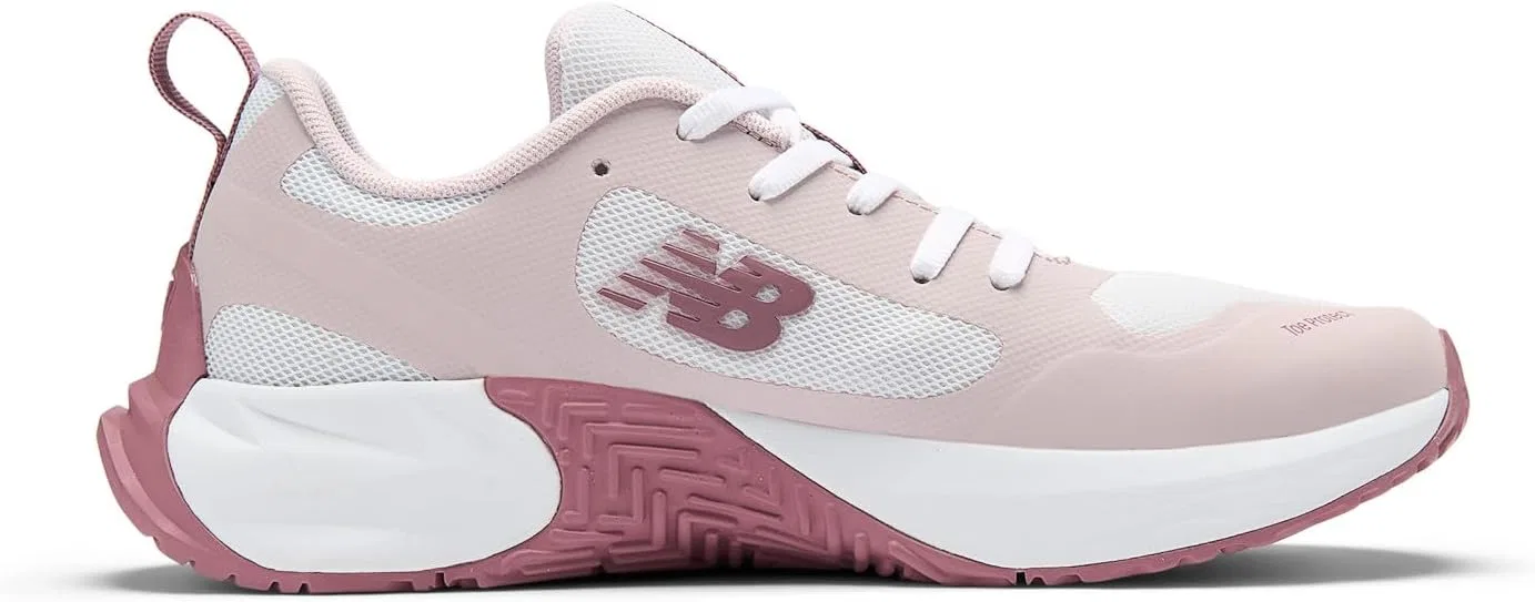 Детские кроссовки для бега FuelCell Play V1 New Balance, Nb White/Stone Pink — фото 3