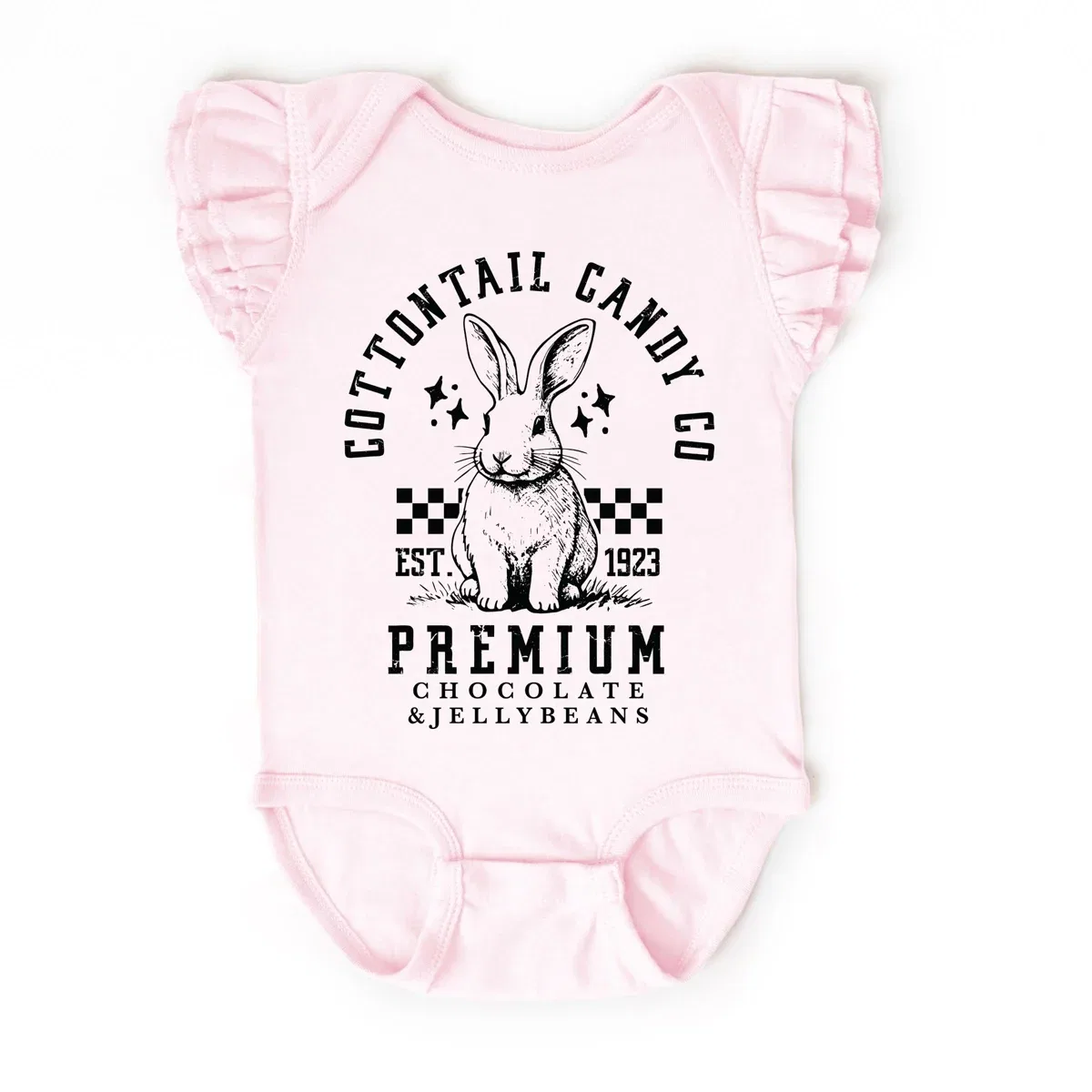 Детское боди с рукавом-крылышком Cottontail Candy Premium Chocolate The Juniper Shop, Ballerina