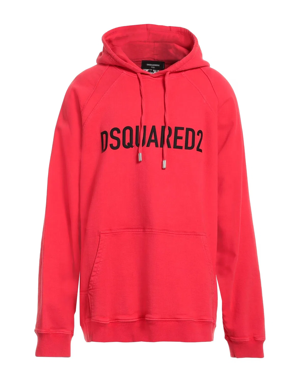 Мужской свитшот на молнии с капюшоном Dsquared2, красный