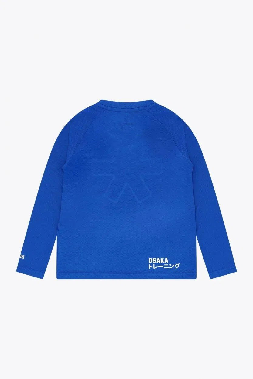 Детская футболка с длинным рукавом Osaka, Цвет: Gletscherblau — фото 3