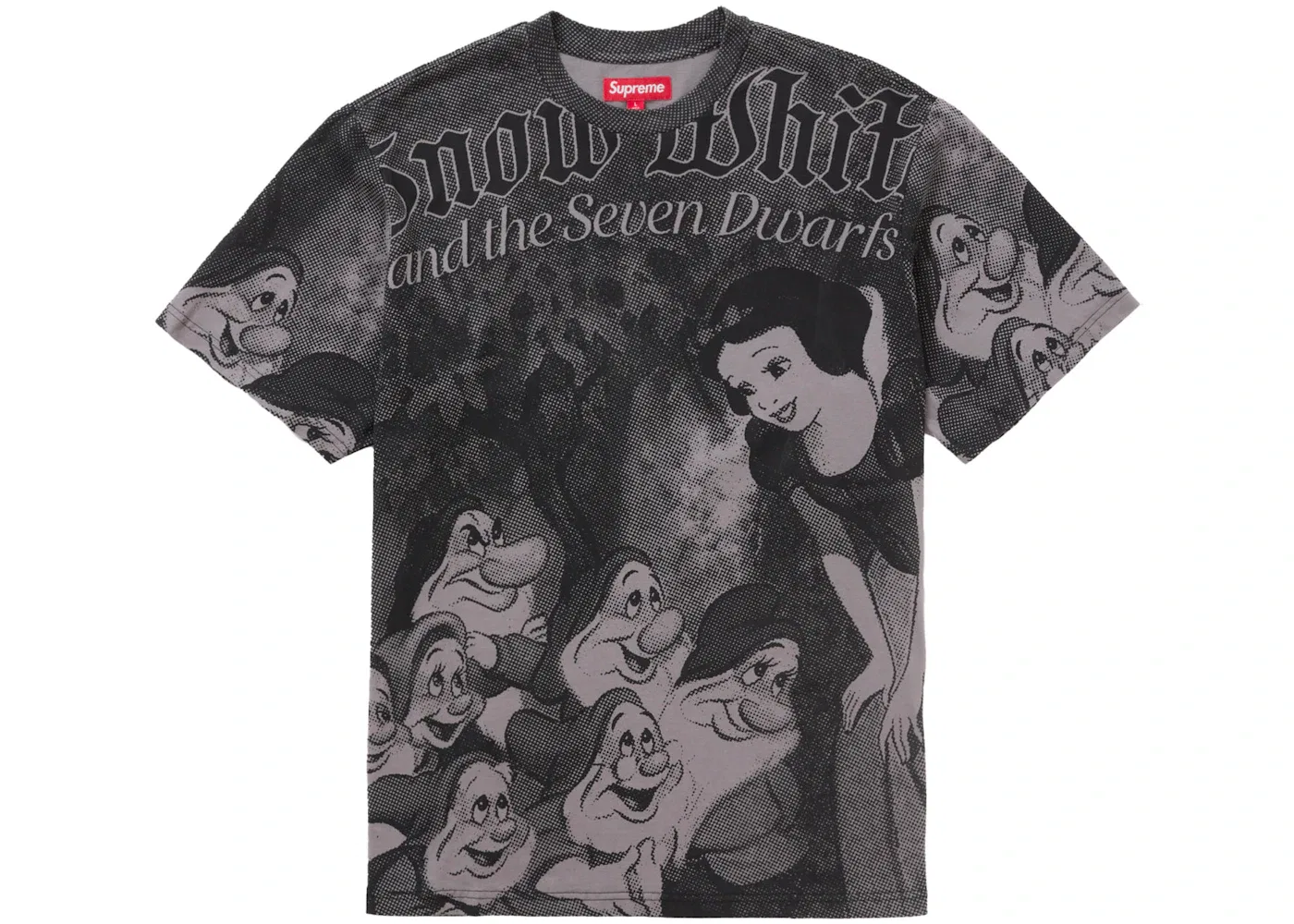 Мужская футболка с коротким рукавом Supreme Snow White, Grey