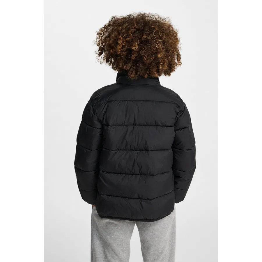 Пуховик легкий с высоким воротником Hummel Lightweight Puffer, Черный — фото 4