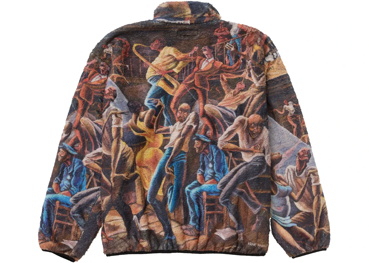 Мужская флисовая куртка с принтом Supreme Ernie Barnes, Multicolor — фото 3