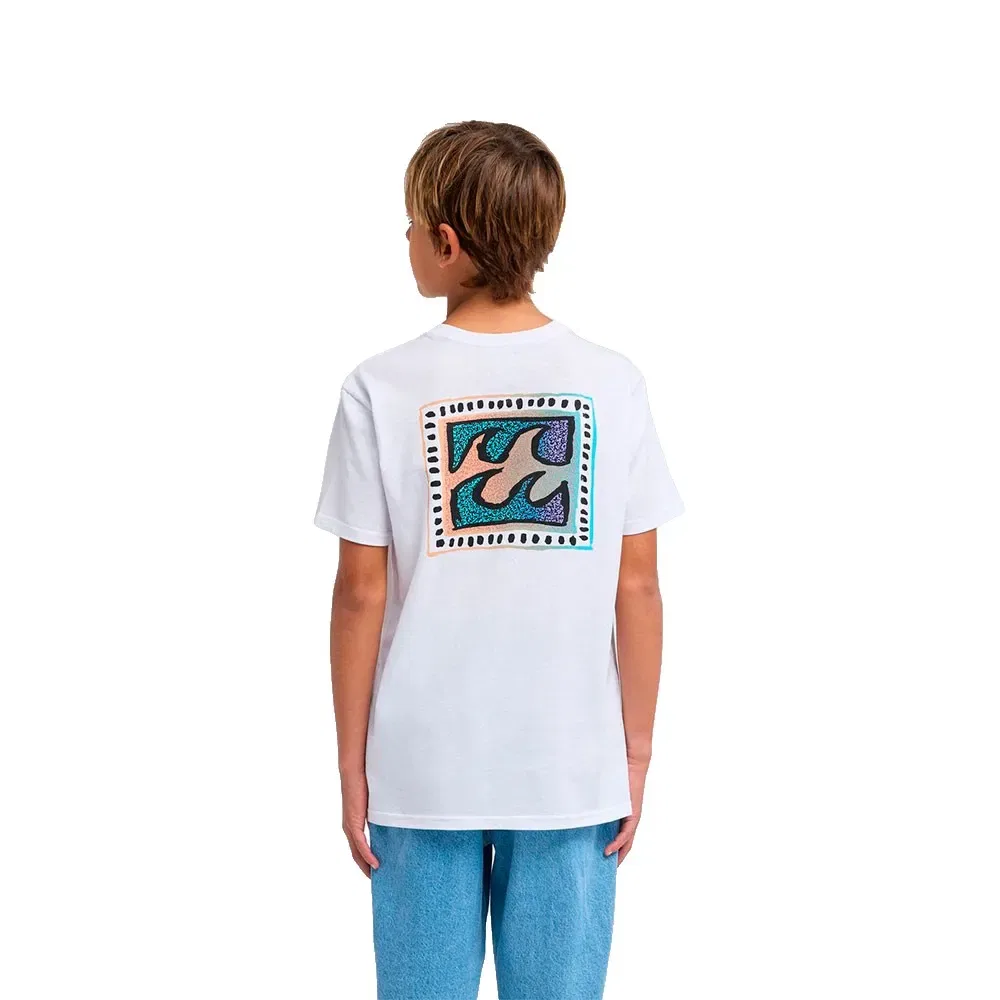 Детская футболка с коротким рукавом для мальчиков Screw It Billabong, White — фото 2
