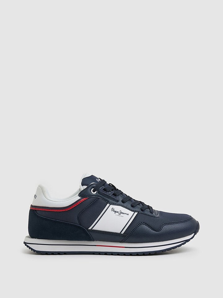 

Кроссовки на шнуровке Pepe Jeans, темно-синий
